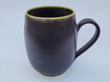 Yaletown Belly Mug with green rim by Matthew Freed